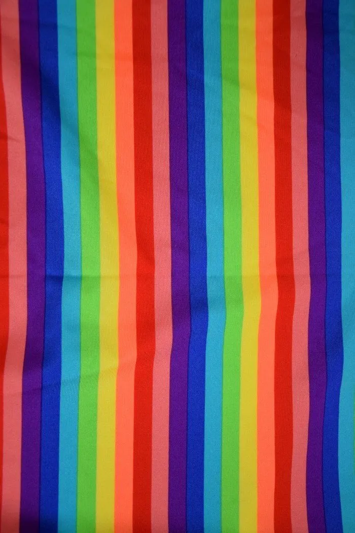 Rainbow High Waist Solar Flares