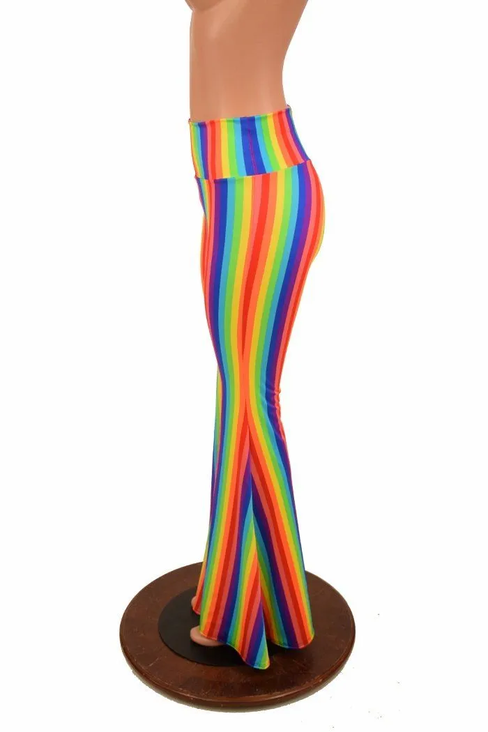 Rainbow High Waist Solar Flares