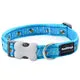 Red Dingo - Turquoise Bumble Bee Dog Collar - Large