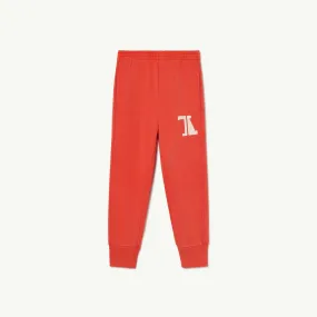 Red The Animals Panther Kids Pants