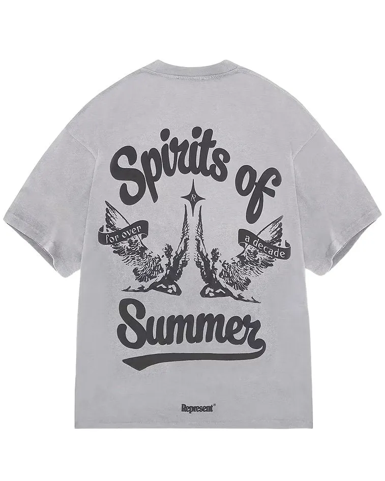 Represent MLM410-119 Spirits Of Summer Tee Gry