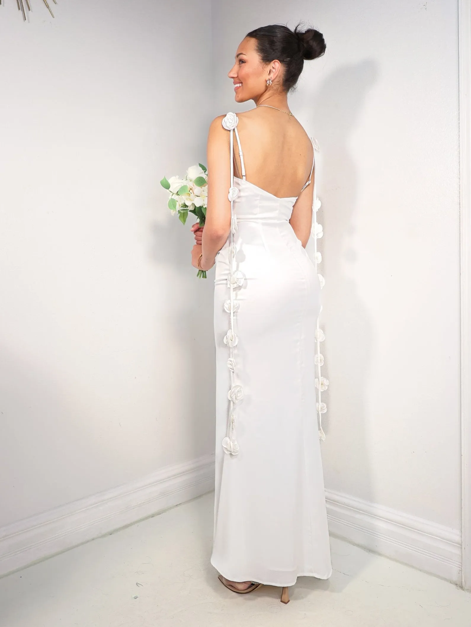 Rosefall Bodycon Maxi Dress