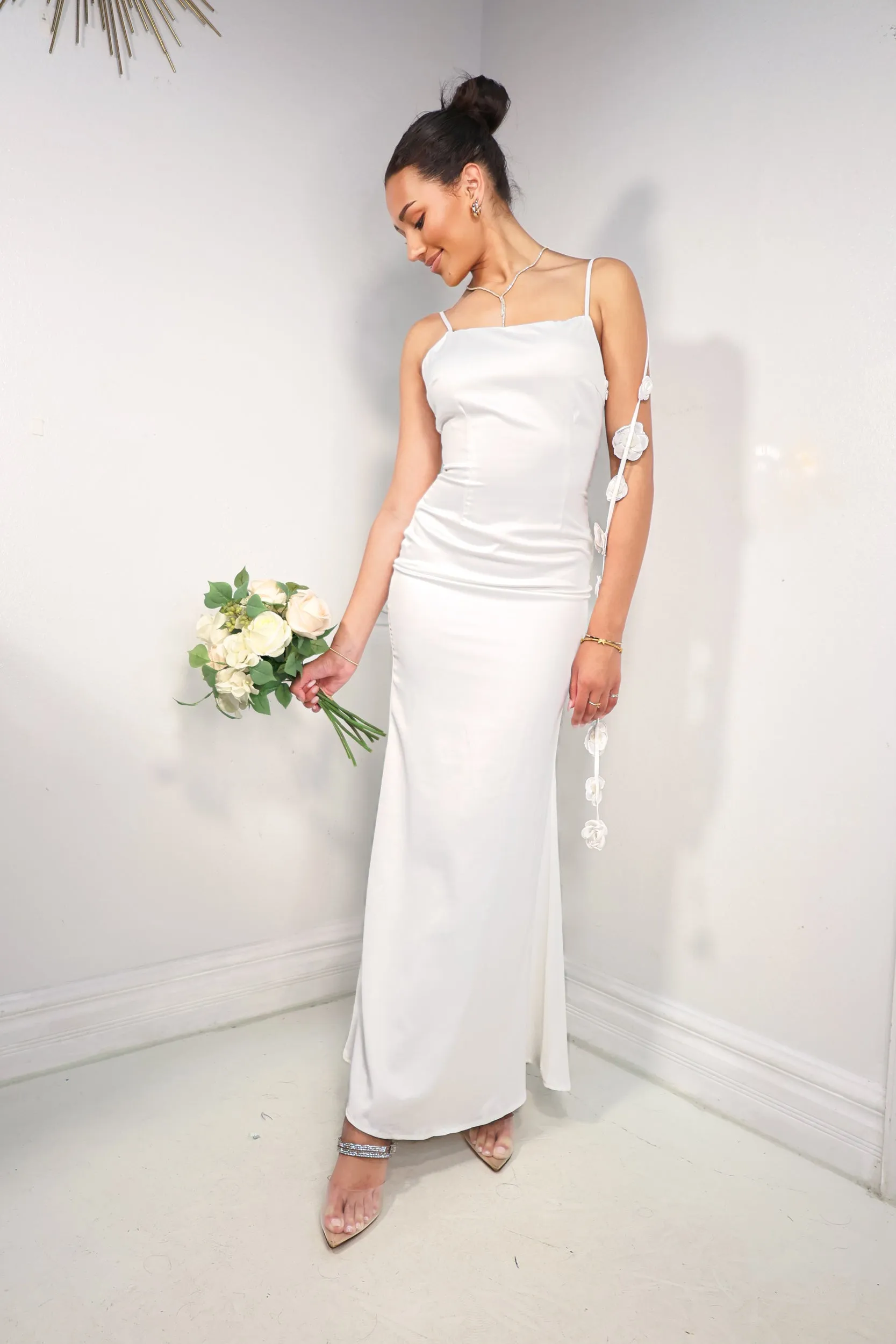 Rosefall Bodycon Maxi Dress