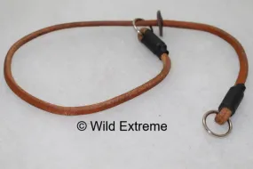 Round Leather Slip Collar