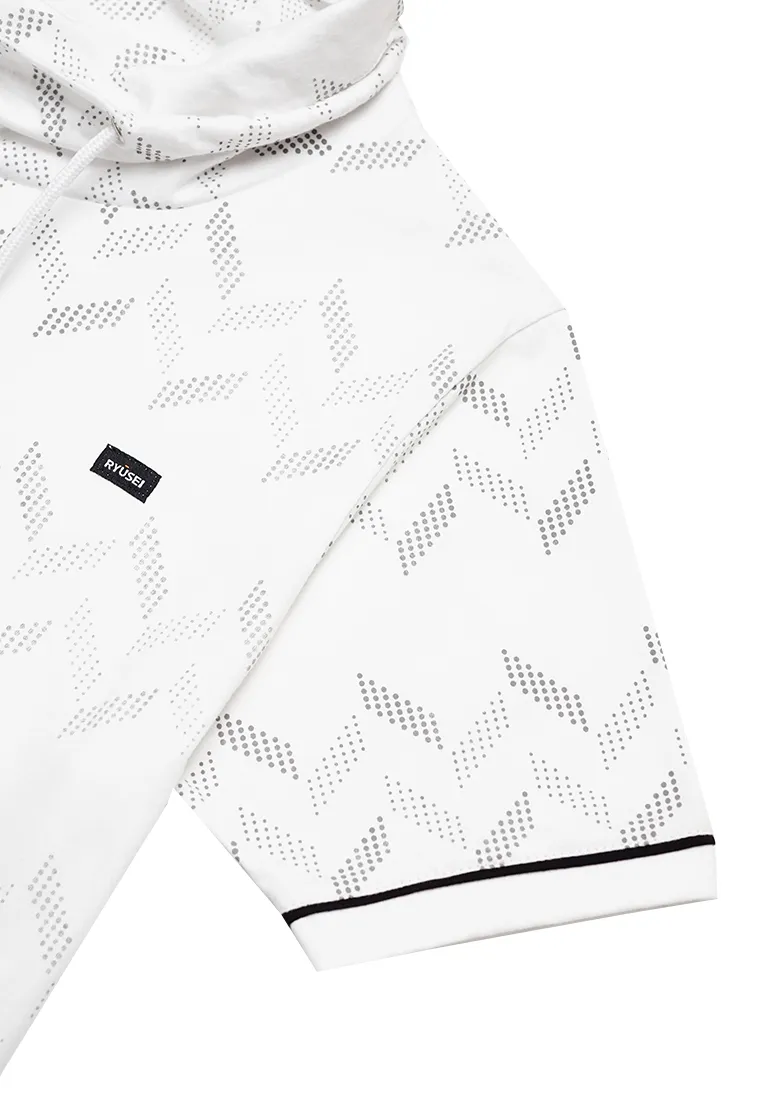 Ryusei Kaos Turtleneck Pria Nandito Rai FP White