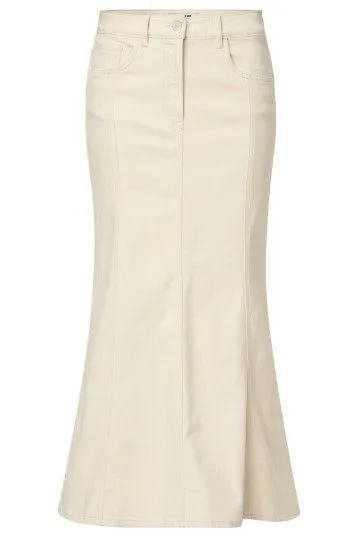 Salsa Denim Midi Skirt