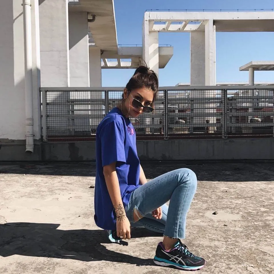 Sexy Stretch High Waist Ripped Skinny Denim Pants