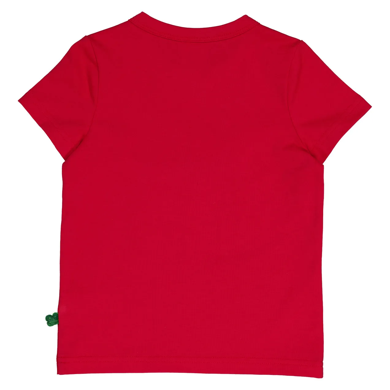 Short sleeve top- frog & caterpillar appliqué
