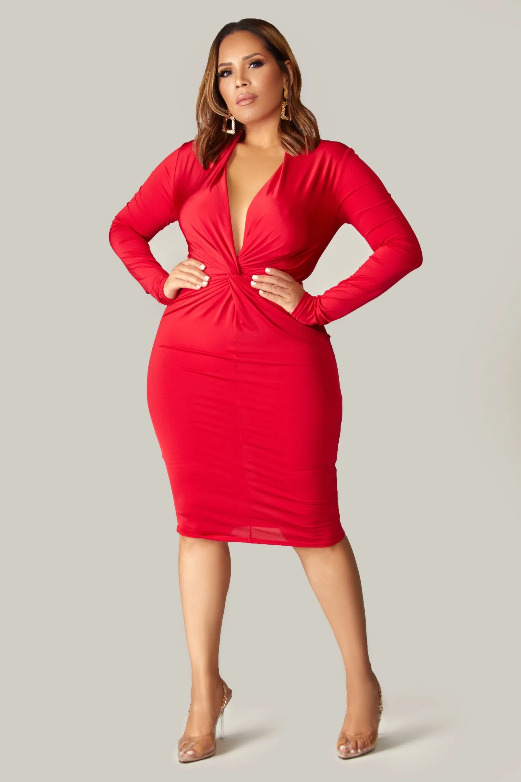 Stacey Twist Detail Dress