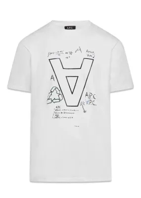 T-shirt Whaouh h - Blanc