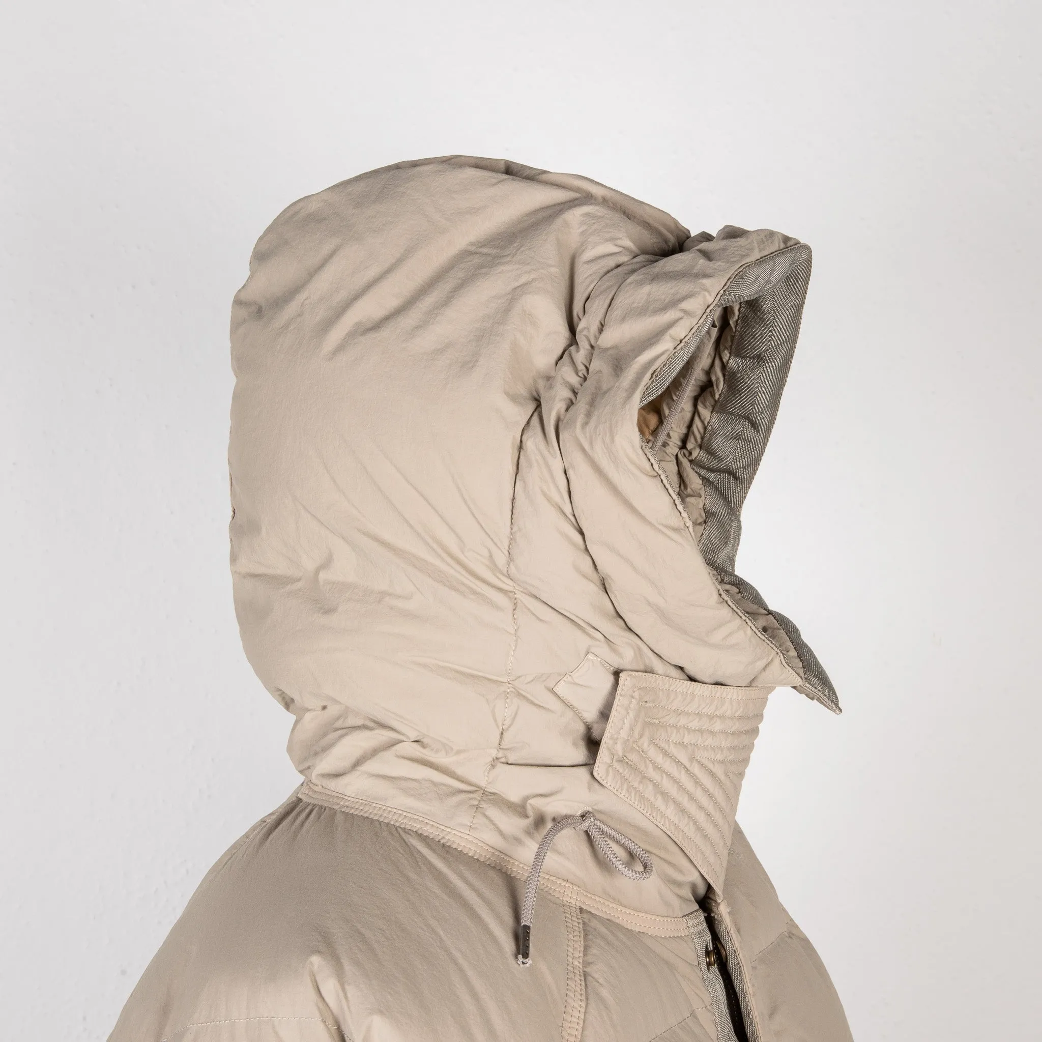 Ten C Artic Down Parka Bianco Garza