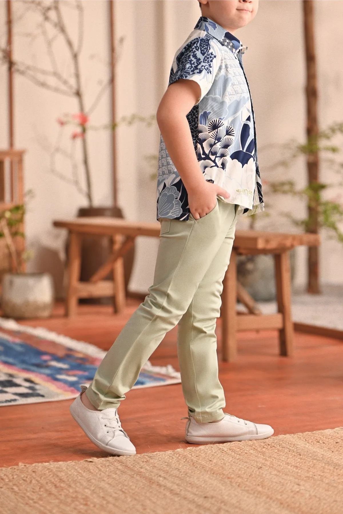 The Perfect Slim Fit Pants - Fog Green