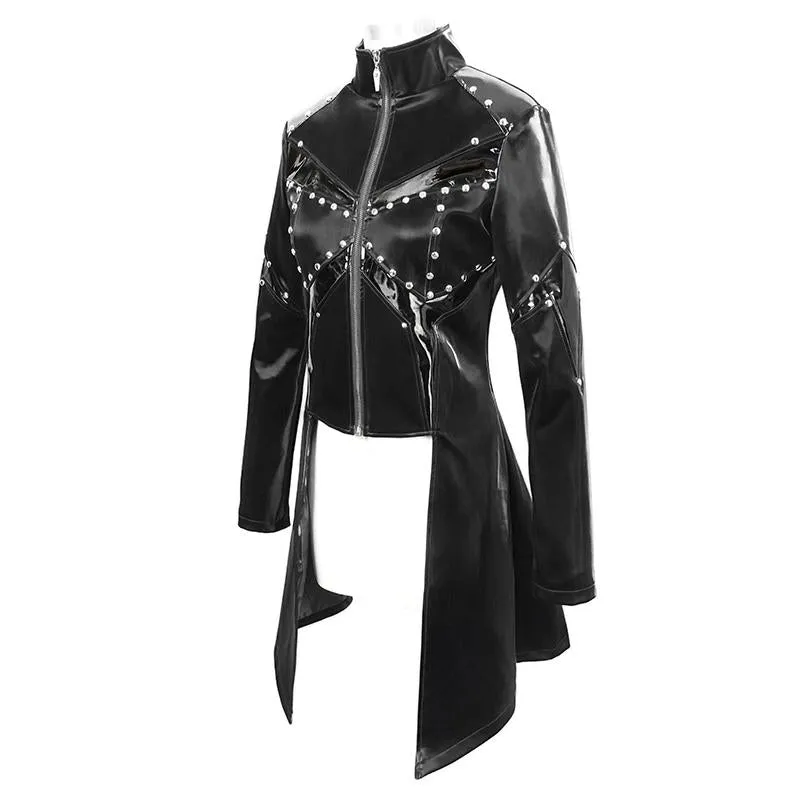 'Valley Of The Dolls' Cyberpunk PU Trench Coat