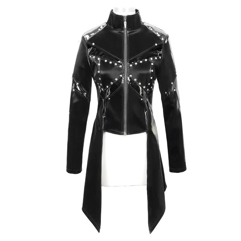 'Valley Of The Dolls' Cyberpunk PU Trench Coat