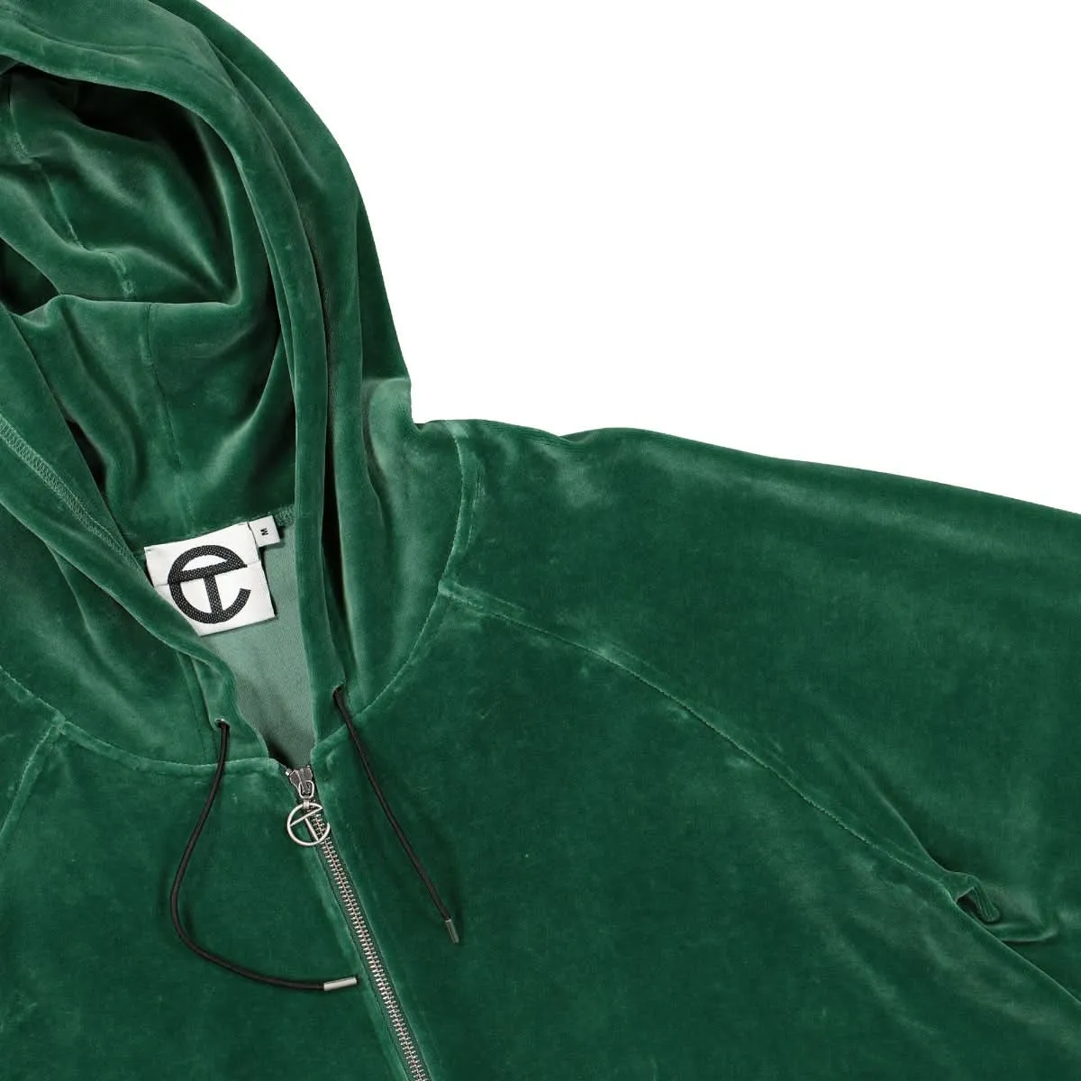 Velour Peasant Track Jacket