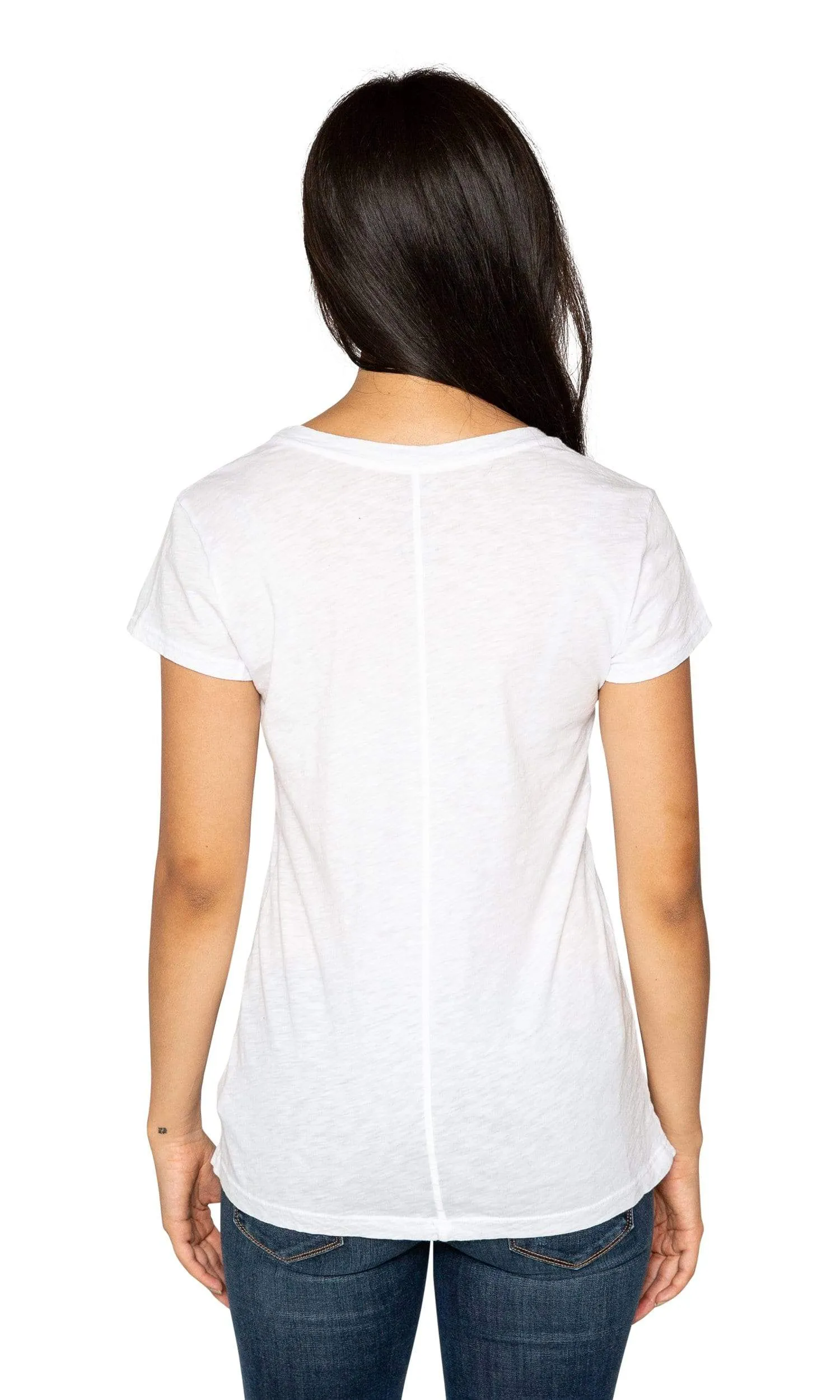 Velvet by Graham & Spencer Odelia03 Cotton Slub Crewneck Tee
