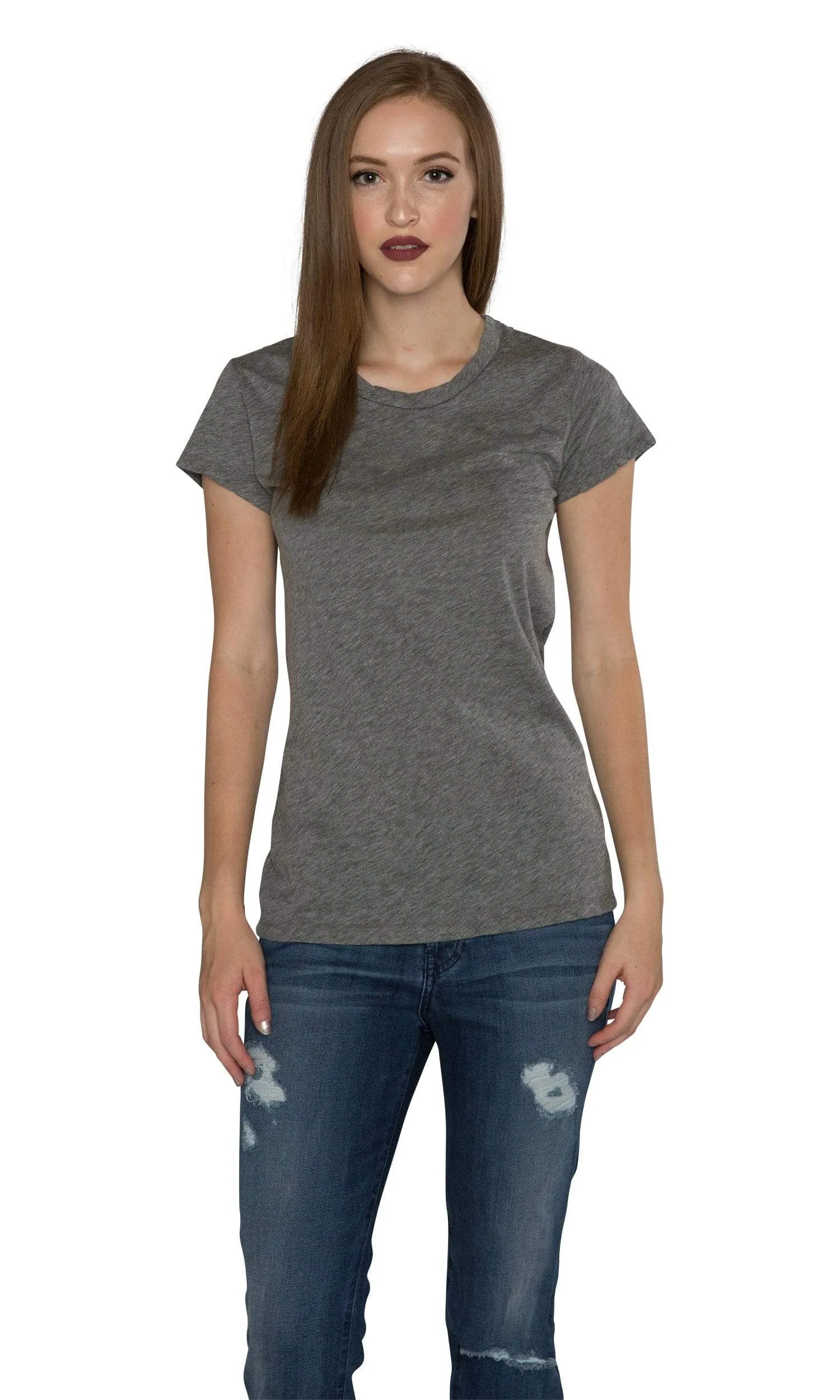 Velvet by Graham & Spencer Odelia03 Cotton Slub Crewneck Tee