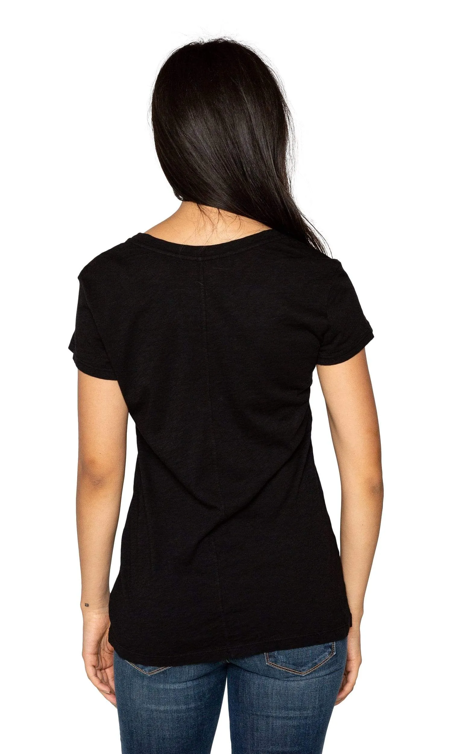 Velvet by Graham & Spencer Odelia03 Cotton Slub Crewneck Tee