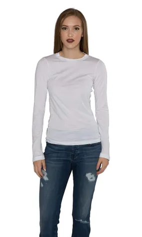 Velvet by Graham & Spencer Zofina05 Gauzy Whisper Crew Neck Top