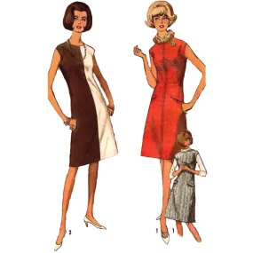 Vintage 1960s Sewing Pattern, Jiffy Dress or Jumper - Bust: 36” (91cm)
