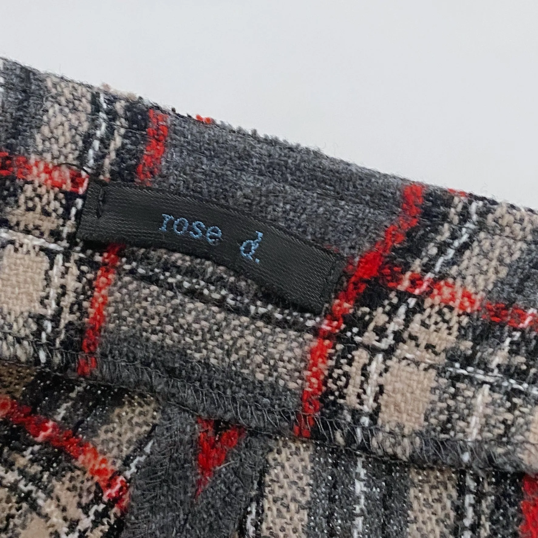 Vintage Plaid High Rise Pants