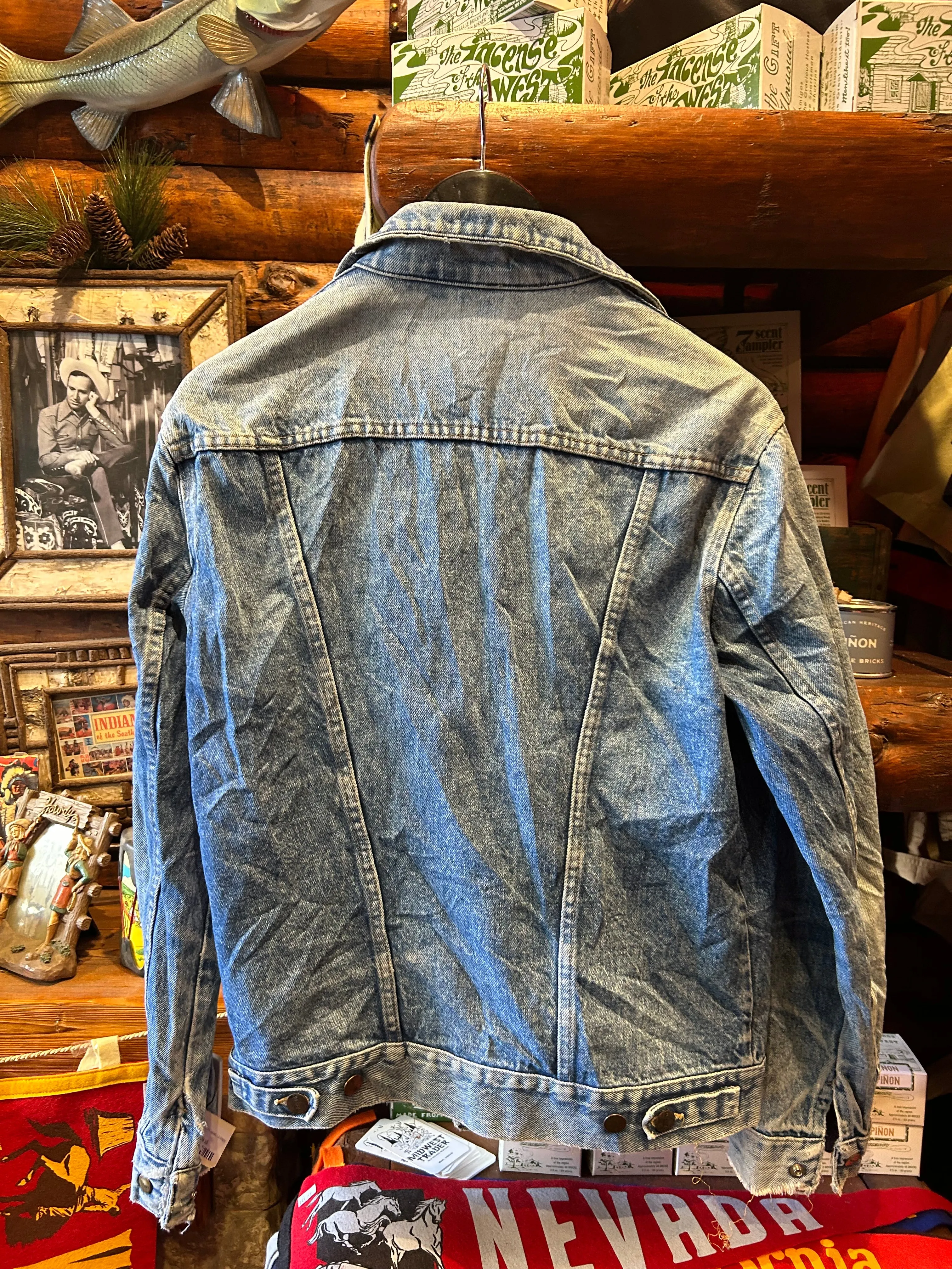 Vintage Wrangler Denim Jacket 80s, Small