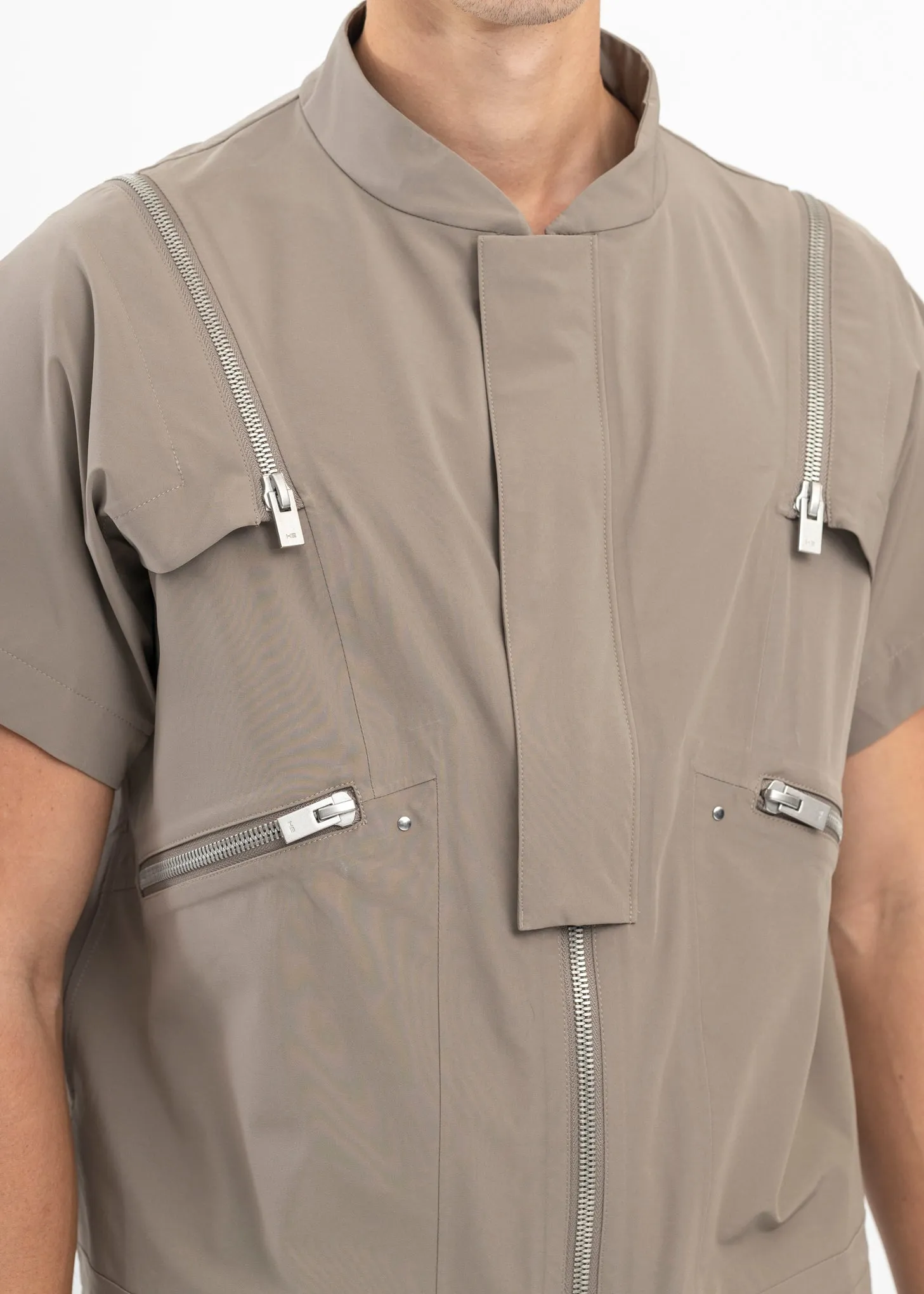 WASH OUT KHAIKI ANOPHYTE TECHNICAL VEST