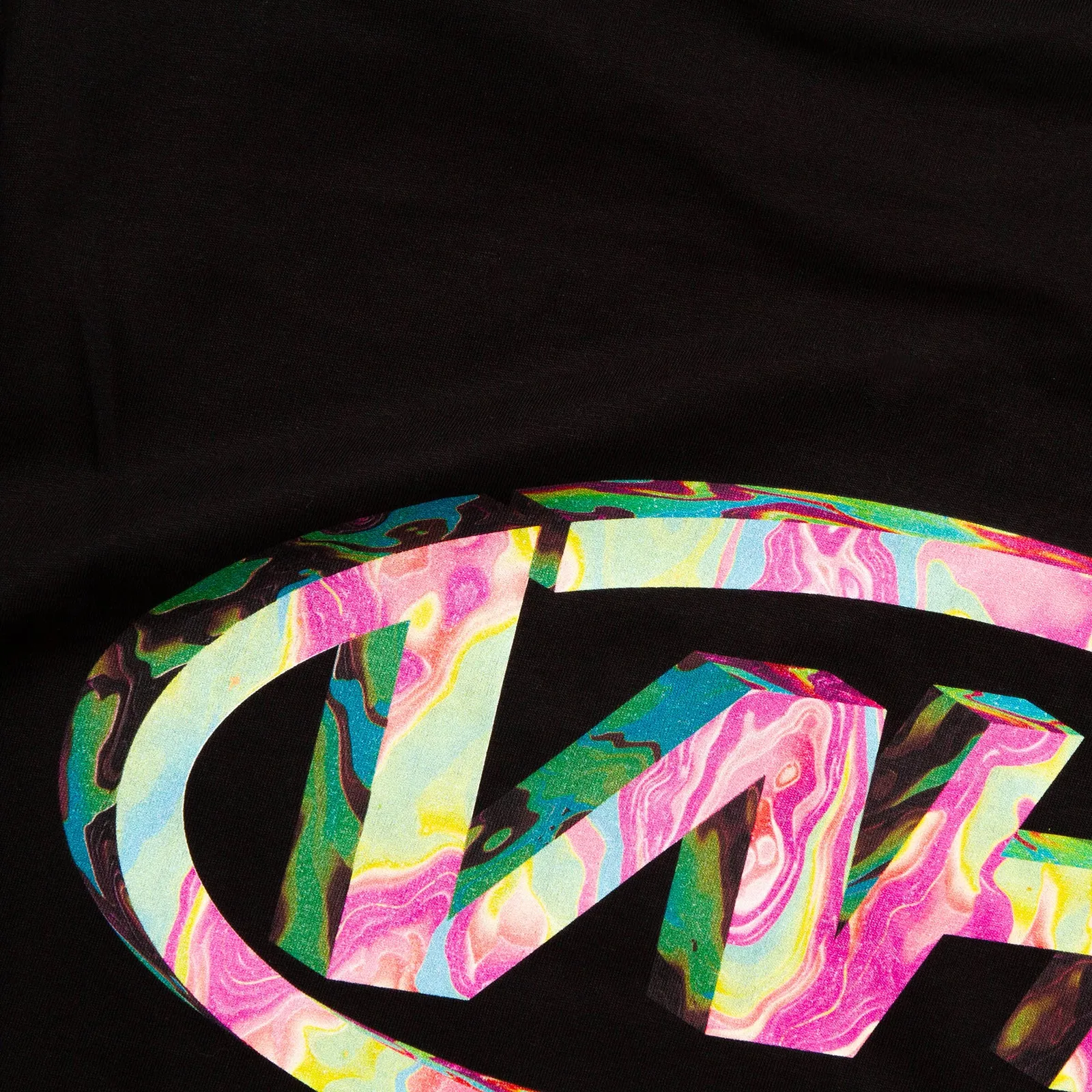 WH Crew Indigo Front Print - Tshirt - Black