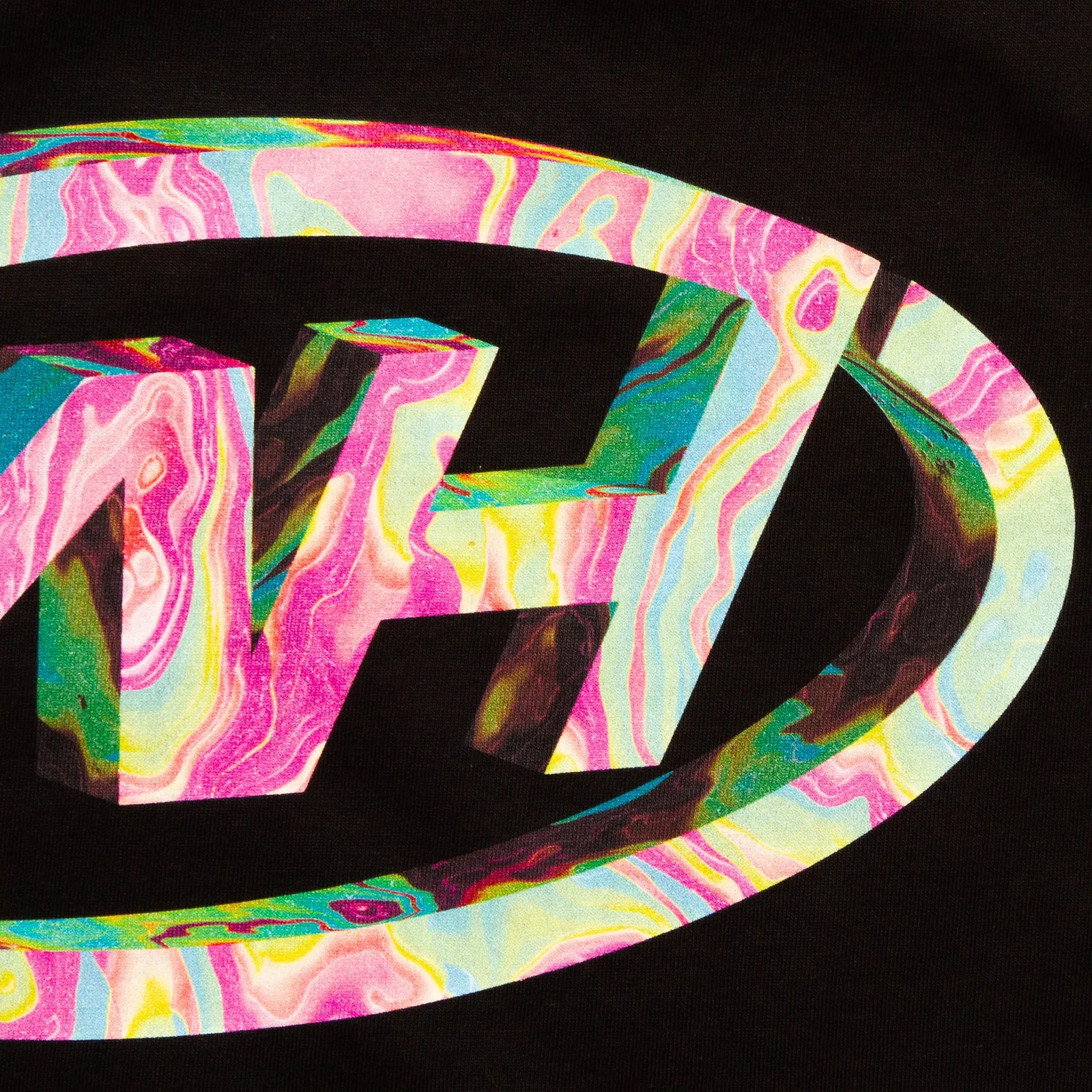 WH Crew Indigo Front Print - Tshirt - Black