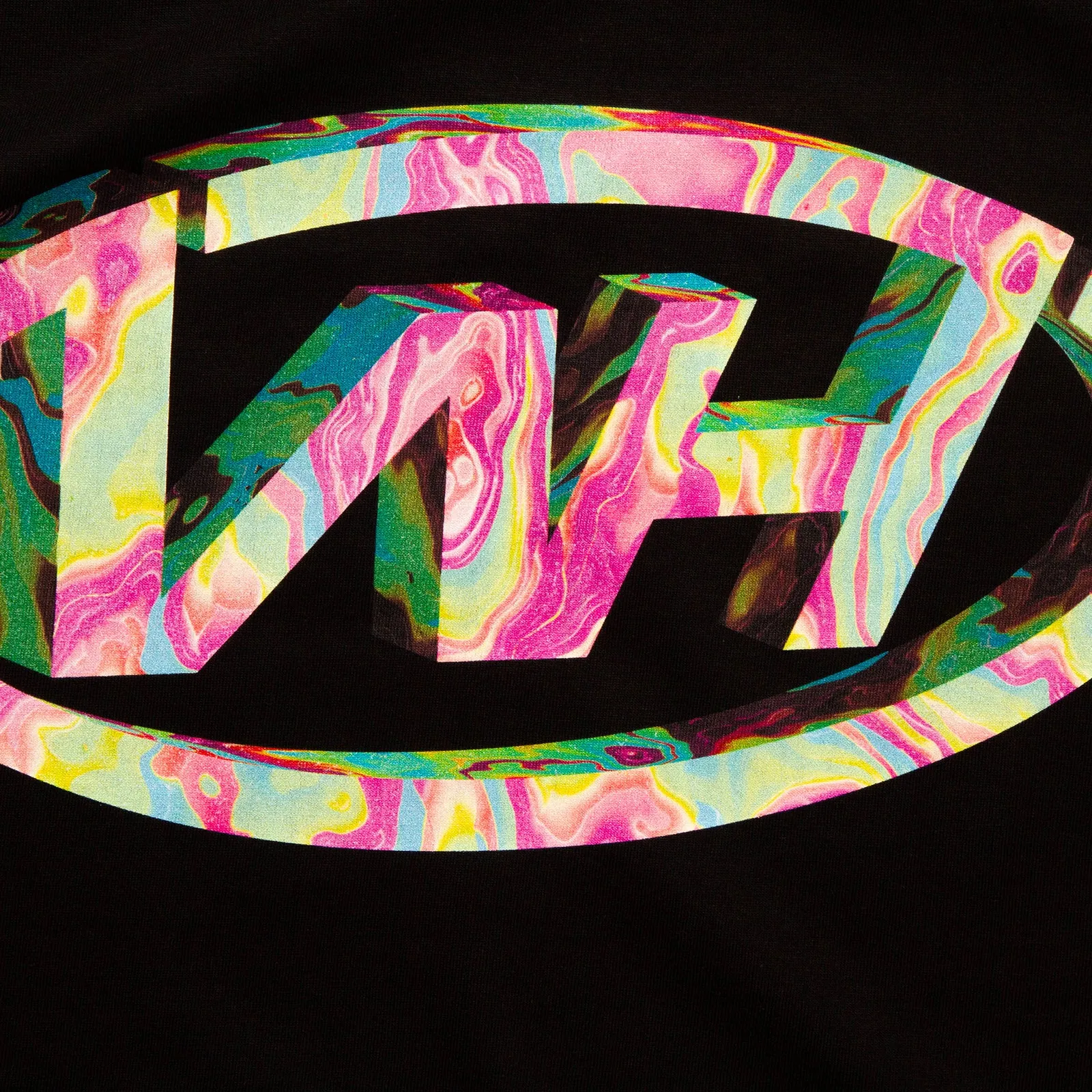 WH Crew Indigo Front Print - Tshirt - Black
