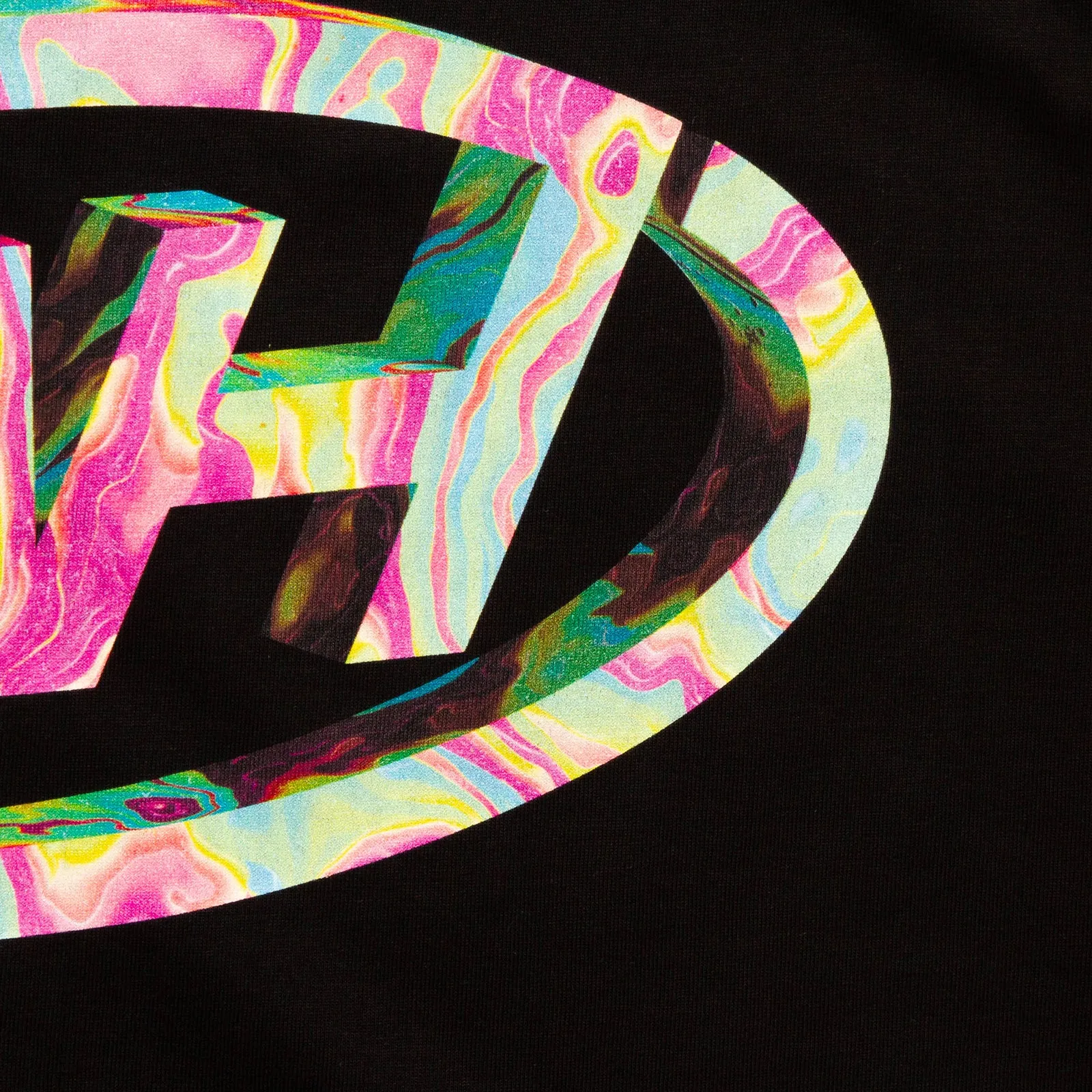 WH Crew Indigo Front Print - Tshirt - Black