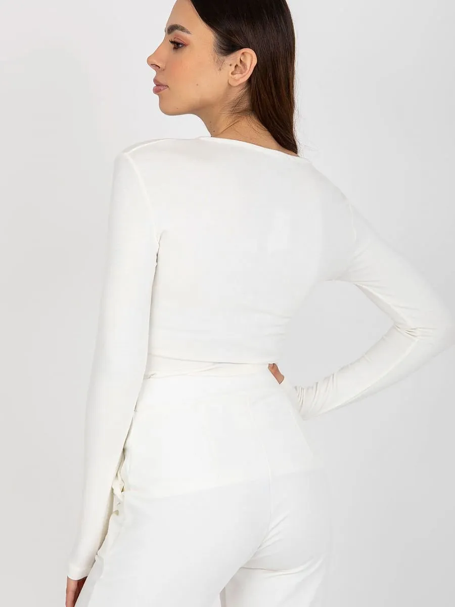 WHT HRT NKL LNG SLV T-Shirt