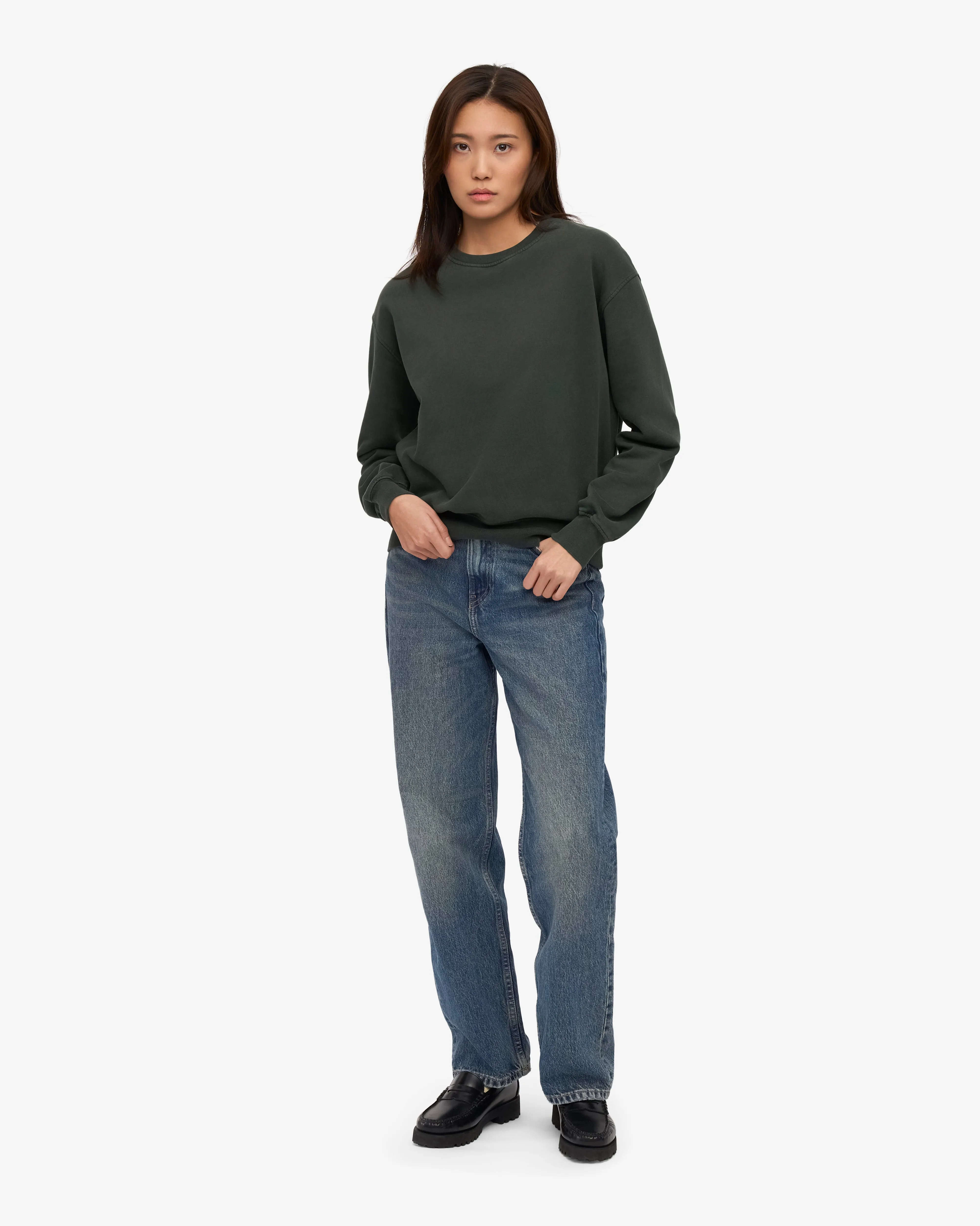 Women Classic Organic Crew - Midnight Forest