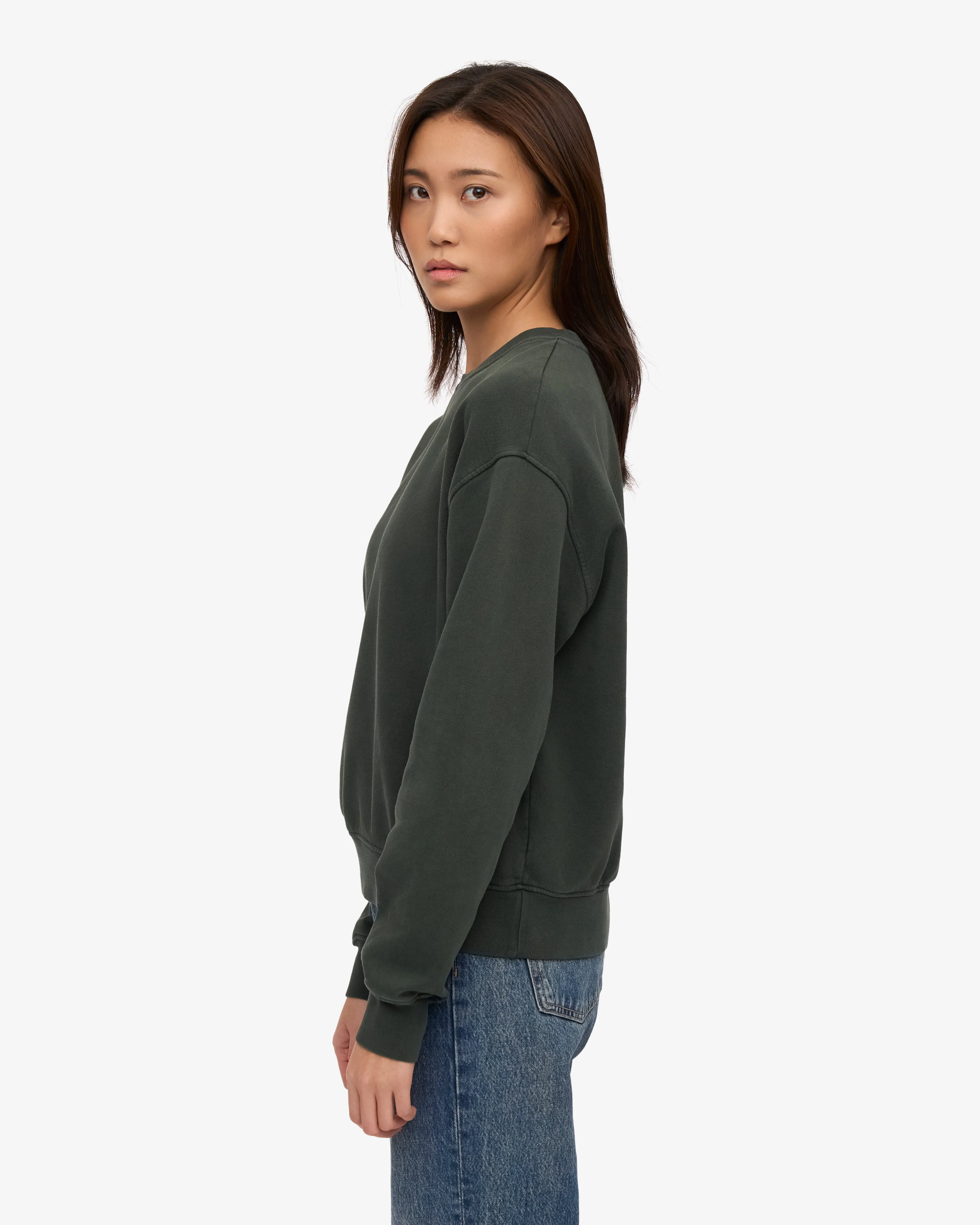 Women Classic Organic Crew - Midnight Forest
