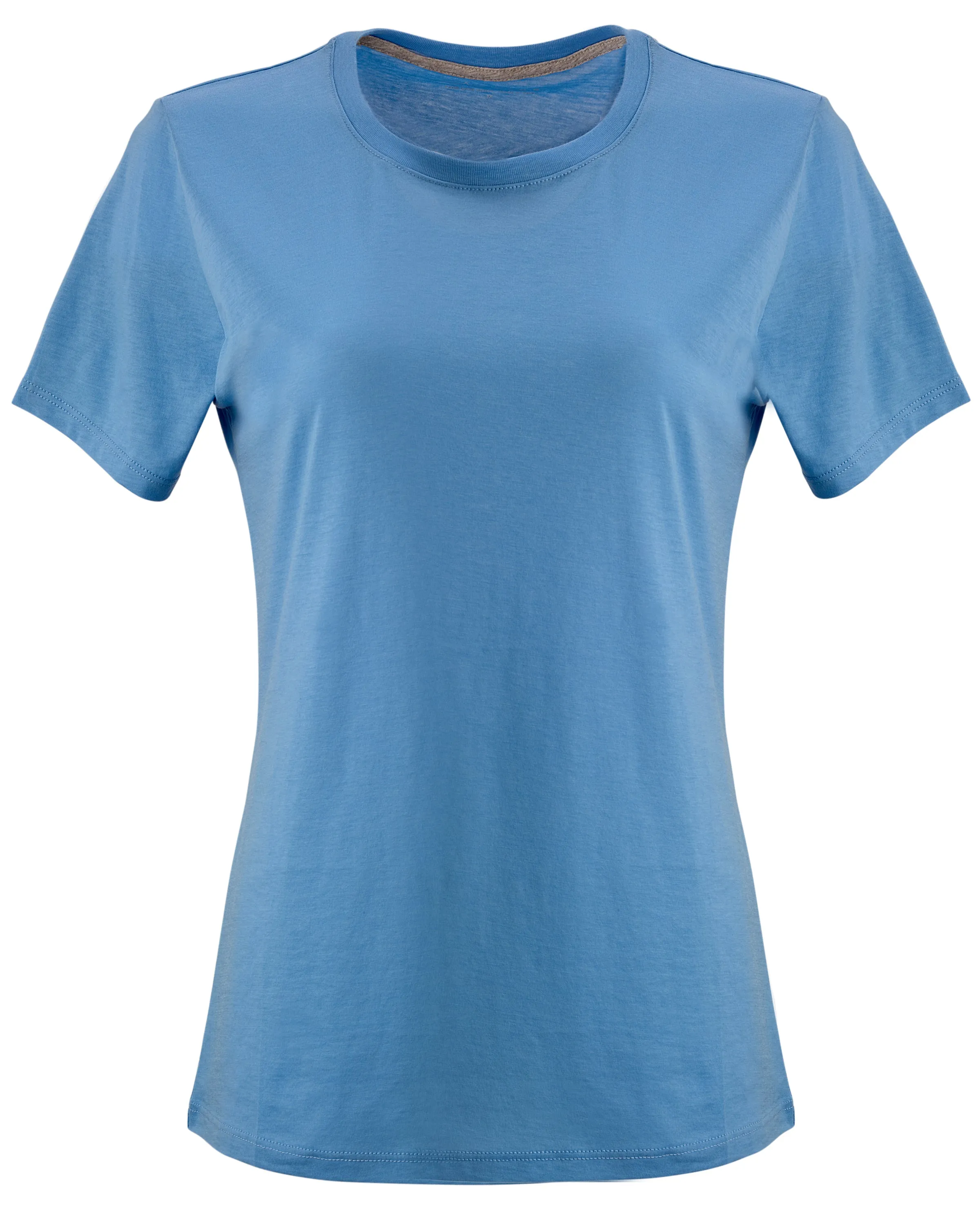 Women's 100% Pima Cotton Tee Shirt Crewneck