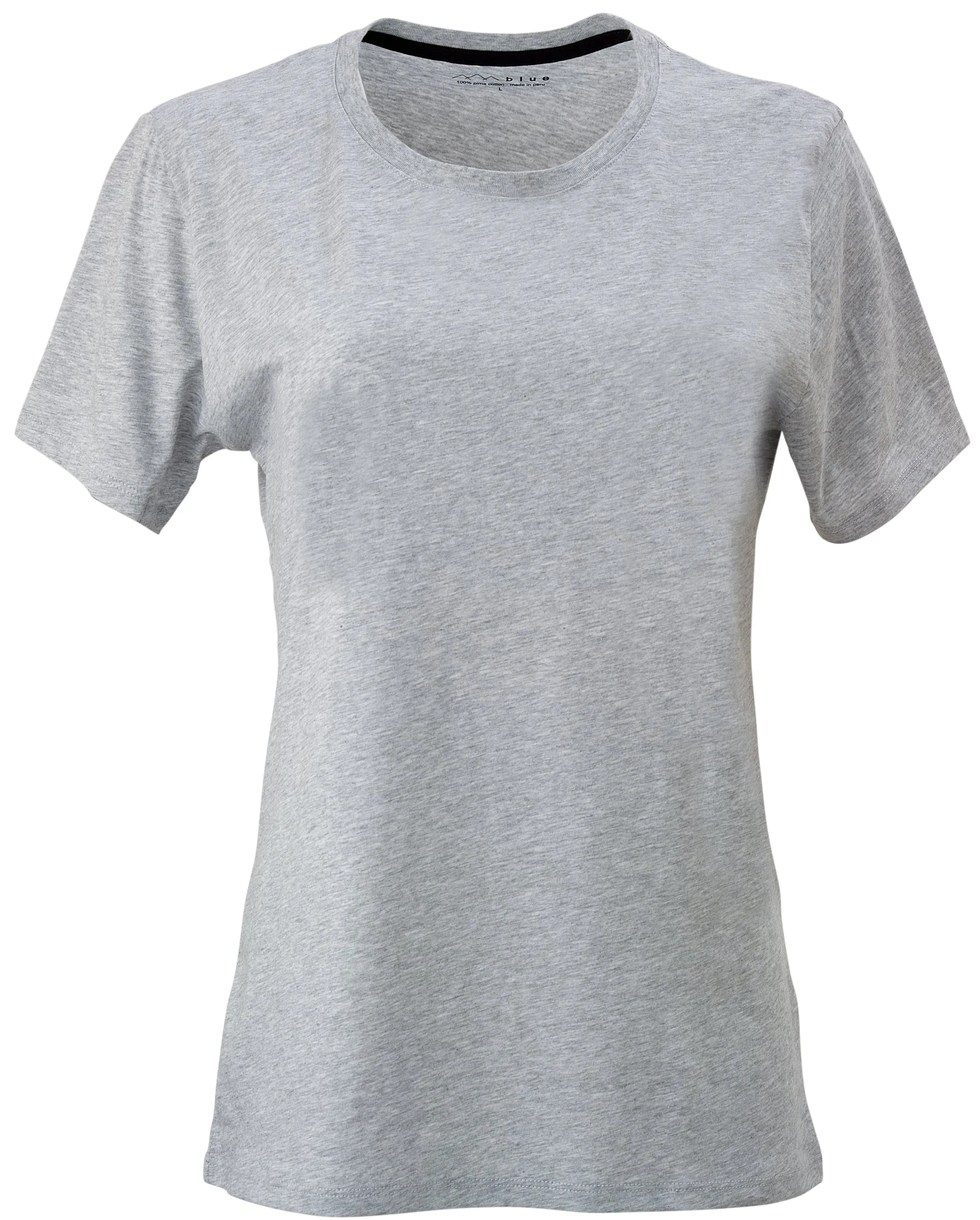 Women's 100% Pima Cotton Tee Shirt Crewneck