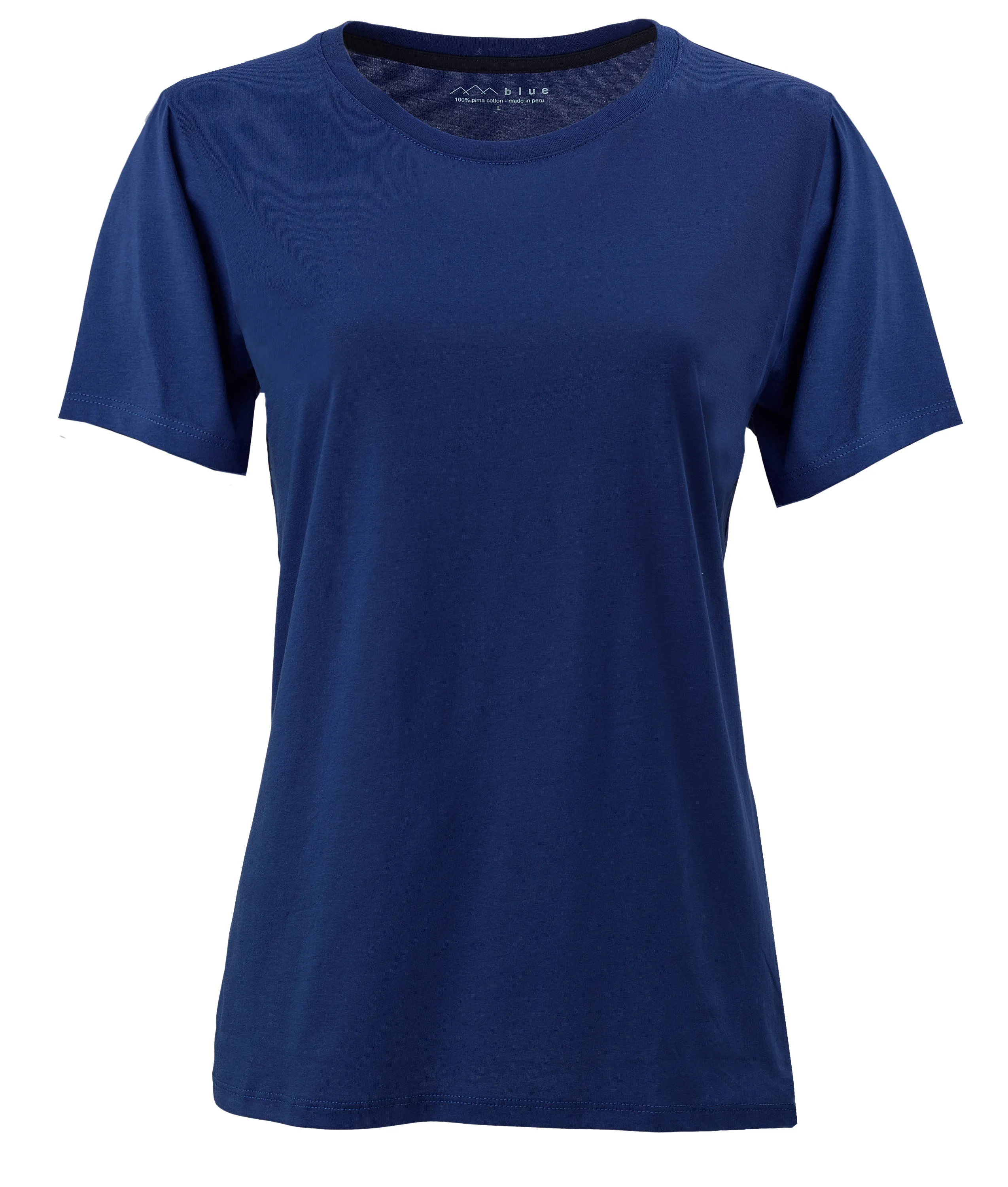 Women's 100% Pima Cotton Tee Shirt Crewneck