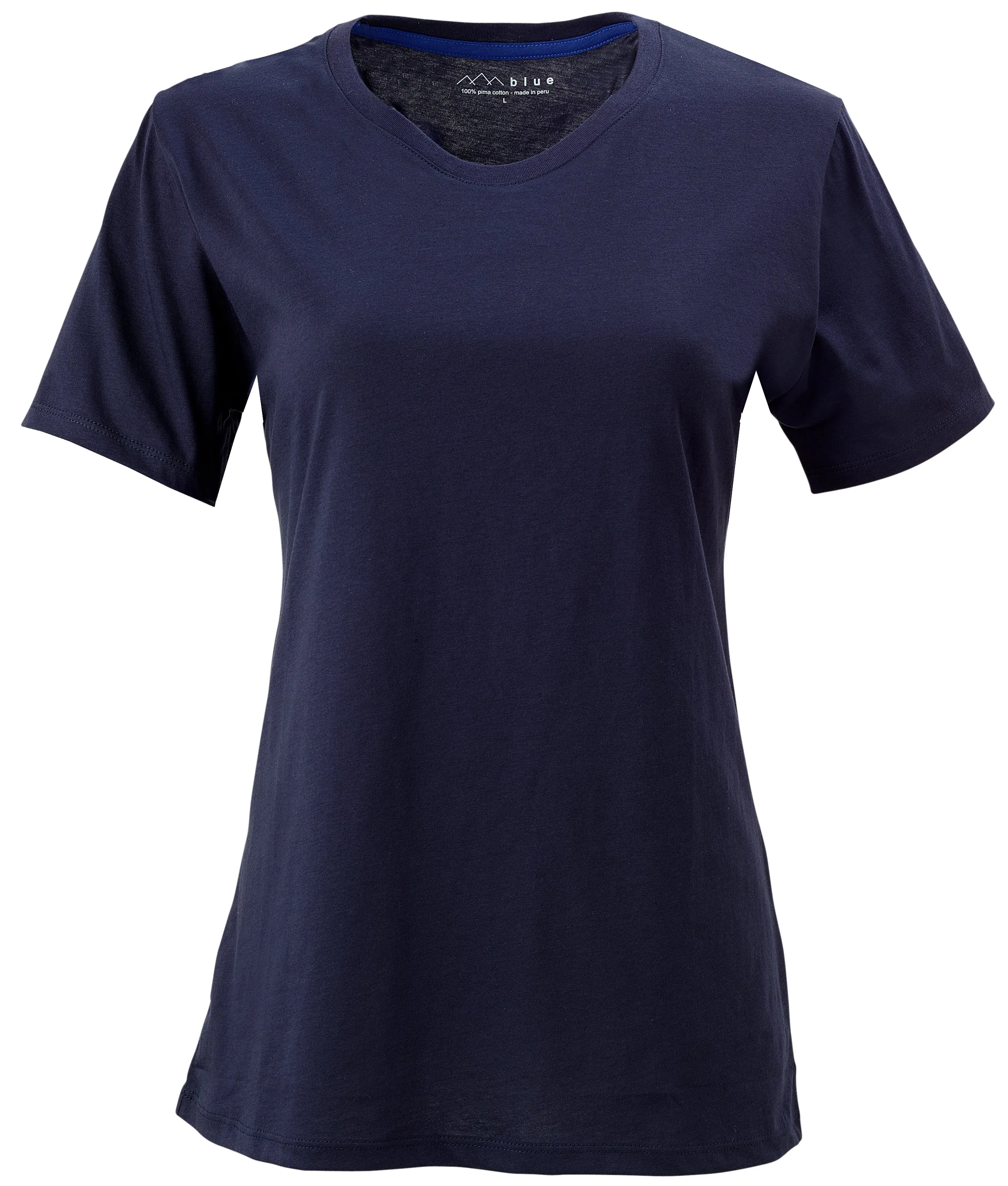 Women's 100% Pima Cotton Tee Shirt Crewneck